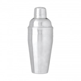 Stainless Steel Cocktail Shaker, 18 oz. with Logo