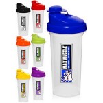 Logo Branded 16 Oz. Plastic Shaker Bottle
