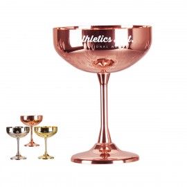 Logo Branded 9 oz Carved Martini Glass