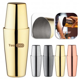 Stainless Steel Cocktail Shaker with Logo  Stainless Steel Cocktail Shaker with Logo