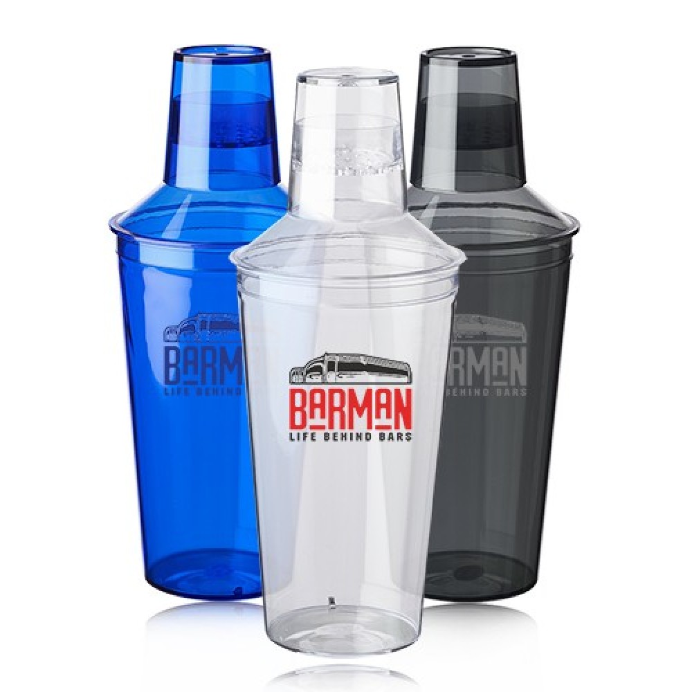 Personalized Camden 17 oz. Plastic Cocktail Shaker Bottles