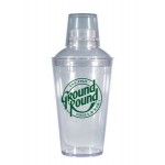 Personalized 22 Oz. Plastic Cocktail Shaker Set - Imprinted