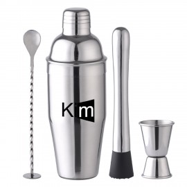 Cocktail Shaker Bar Set with Logo  Cocktail Shaker Bar Set with Logo