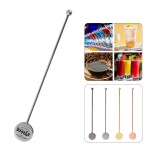 Stainless Steel Cocktail Swizzle Stick with Logo