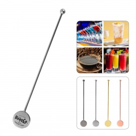 Stainless Steel Cocktail Swizzle Stick with Logo