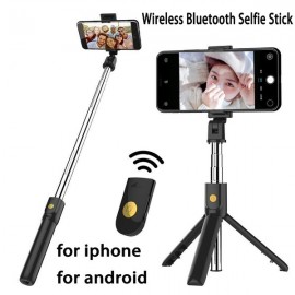 3 In 1 Wireless Tripod Selfie Stick with Logo