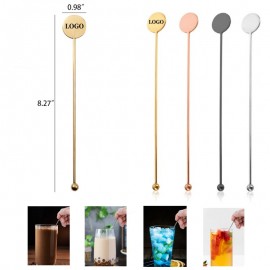 Personalized Metal Cocktail Stir Stick