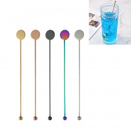 Logo Branded Stainless Steel Coffee Beverage Stir Sticks