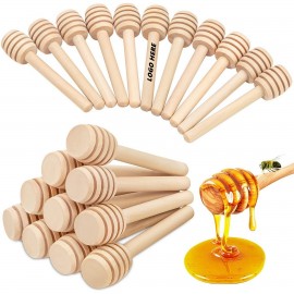 Promotional Natural Wood Honey Dipper Sticks Honey Stirrer