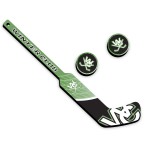 Promotional PeeWee Goalie Stick and 2 Pucks