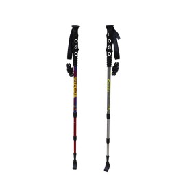 Logo Branded Foldable Hiking Stick Adjustable Trekking Poles  Logo Branded Foldable Hiking Stick Adjustable Trekking Poles