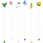 Personalized Custom Glass Molded Swizzle Stick