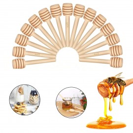Honey Wood Stirrer Stick with Logo