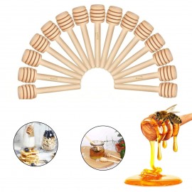 Honey Wood Stirrer Stick with Logo  Honey Wood Stirrer Stick with Logo