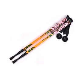 Telescopic Mountain Climbing Stick Trekking Poles with Logo