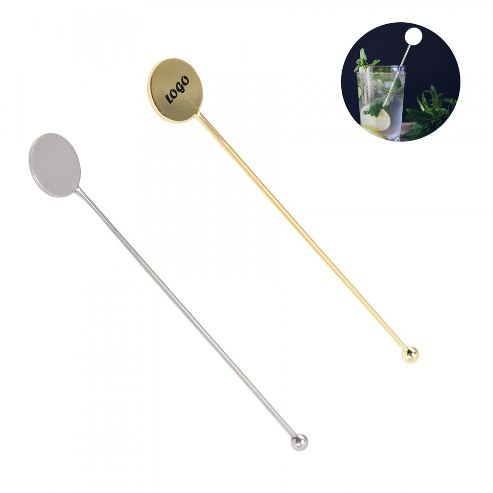 Stainless Steel Cocktail Stir Stick with Logo