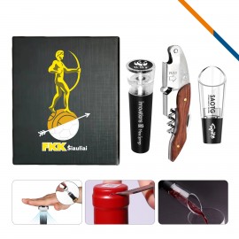 Nasome Wine Opener Set with Logo  Nasome Wine Opener Set with Logo