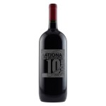 Custom Labeled Etched Magnum Cabernet/ Merlot Red Wine with No Color Fill