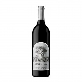 Logo Branded Etched Silver Oak Alexander Valley Cabernet Red Wine w/Color Fill  Logo Branded Etched Silver Oak Alexander Valley Cabernet Red Wine w/Color Fill