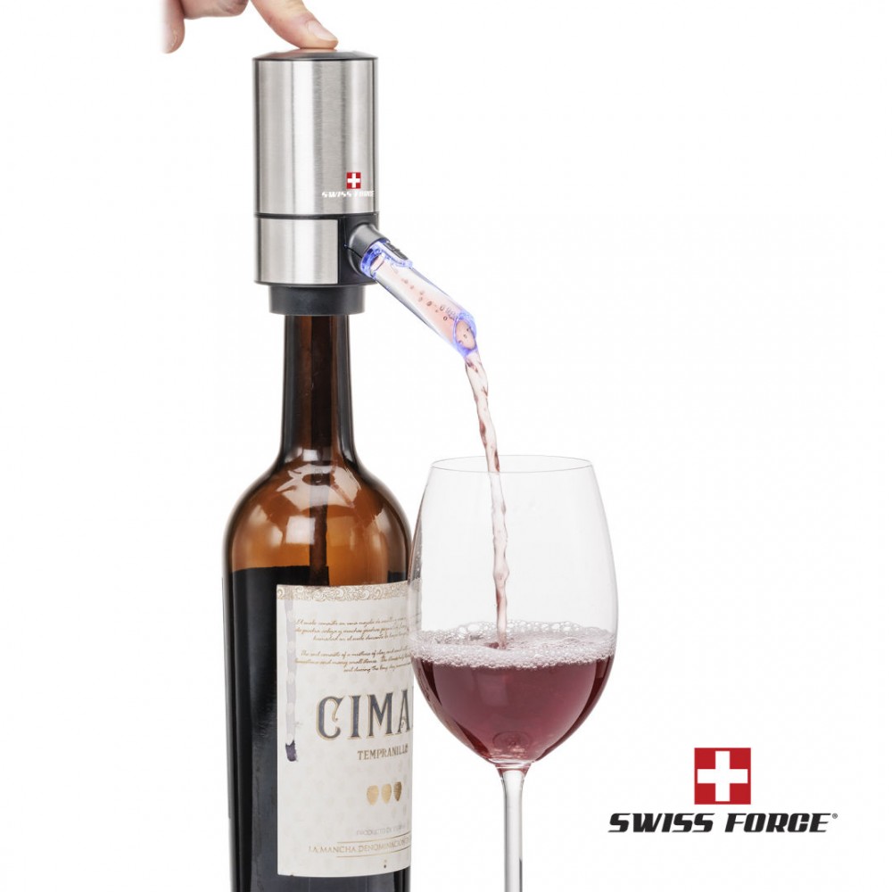 Custom Printed Swiss Force Wine Aerator and Dispenser