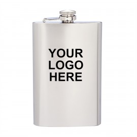 Custom Printed 10oz Stainless Steel Customized Classic Flask
