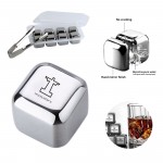 8pcs Stainless Steel Cooling Cube with Logo