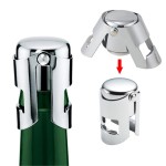 Stainless Steel Champagne Stopper with Logo