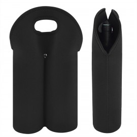 Custom Printed Neoprene Dual Wine Or Bottle Cooler Bag  Custom Printed Neoprene Dual Wine Or Bottle Cooler Bag