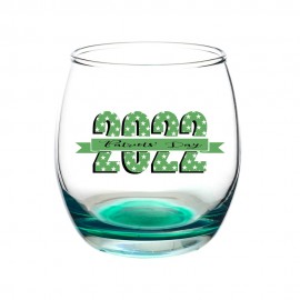 Custom Labeled 11.5oz Mikonos Stemless Wine Glasses (2 Color)  Custom Labeled 11.5oz Mikonos Stemless Wine Glasses (2 Color)