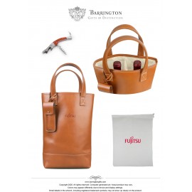 Westport 2 Bottle Wine Tote with Logo  Westport 2 Bottle Wine Tote with Logo
