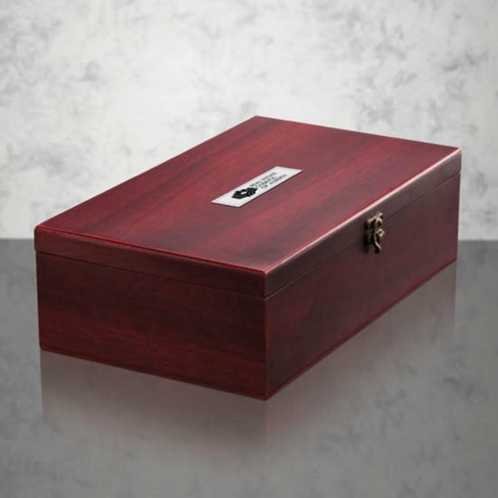 Custom Printed Goddard Wine Box - Rosewood 2 x 750ml