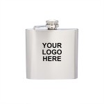 6oz Stainless Steel Customized Classic Flask with Logo