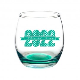 11.5oz Mikonos Stemless Wine Glasses (1 Color) with Logo