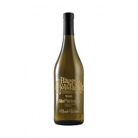 Etched Chardonnay White Wine with 1 Color Fill with Logo  Etched Chardonnay White Wine with 1 Color Fill with Logo
