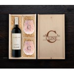 Custom Printed Wine and Stemless Wine Glass Gift Set