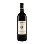 Custom Labeled Etched Cakebread Cabernet Red Wine w/Color Fill