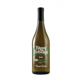 Custom Printed Etched Chardonnay White Winewith 2 Color Fill