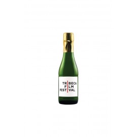 Labeled Mini Non-Alcoholic Sparkling Grape Juice with Full Color Custom Label with Logo