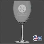 10.5 oz. Polar Camel Wine Glass with Logo