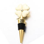Custom Printed Four-Leaf Clovers Wine Stopper For Party Favor