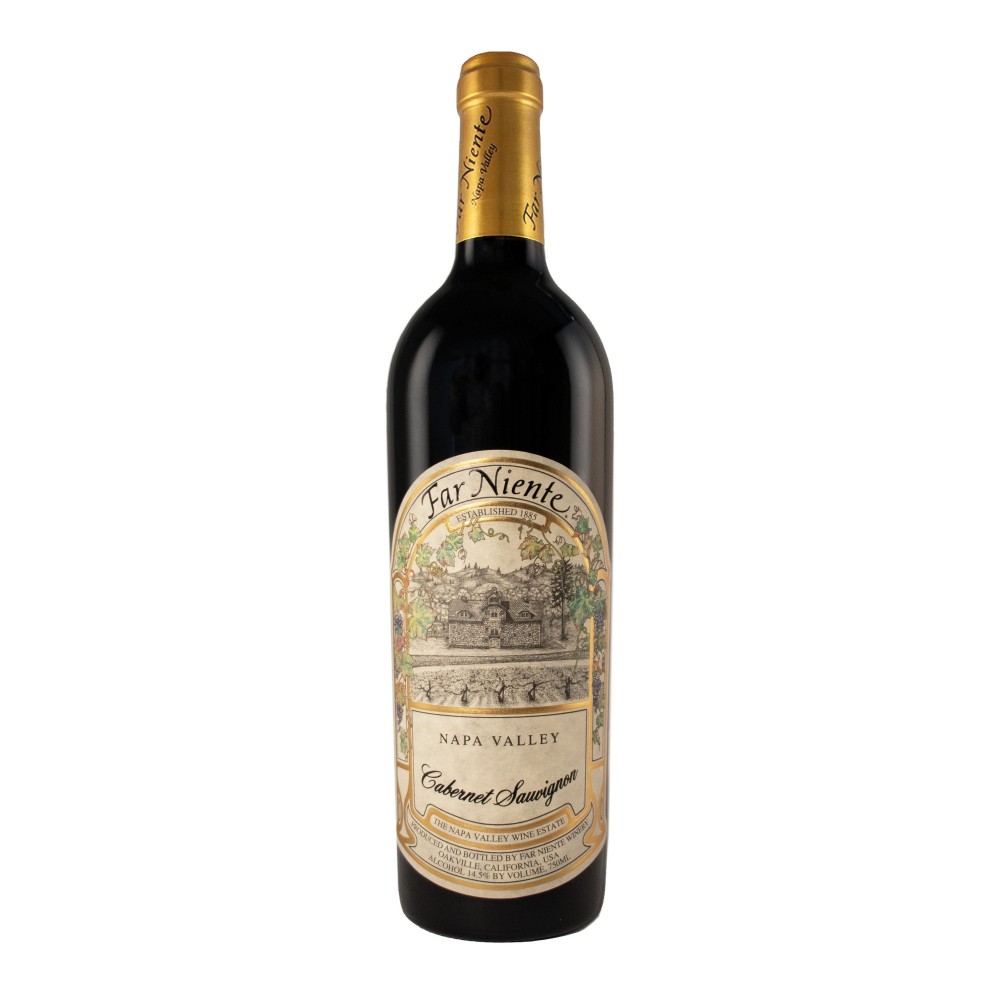 Etched Far Niente Cabernet w/Color Fill with Logo
