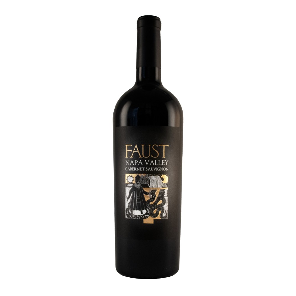 Etched Faust Cabernet w/Color Fill with Logo