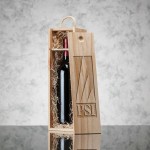 Custom Labeled Lahner Wine Crate - 750ml