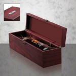 Custom Printed Goddard Wine Box - Rosewood 750ml