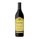 Custom Printed Etched Caymus Cabernet Napa Valley Red Wine w/Color Fill