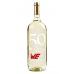 Etched Chardonnay White Wine 1.5L with 2 Color Fill with Logo
