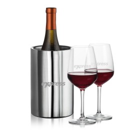 Custom Printed Jacobs Wine Cooler & 2 Mandelay Wine  Custom Printed Jacobs Wine Cooler & 2 Mandelay Wine