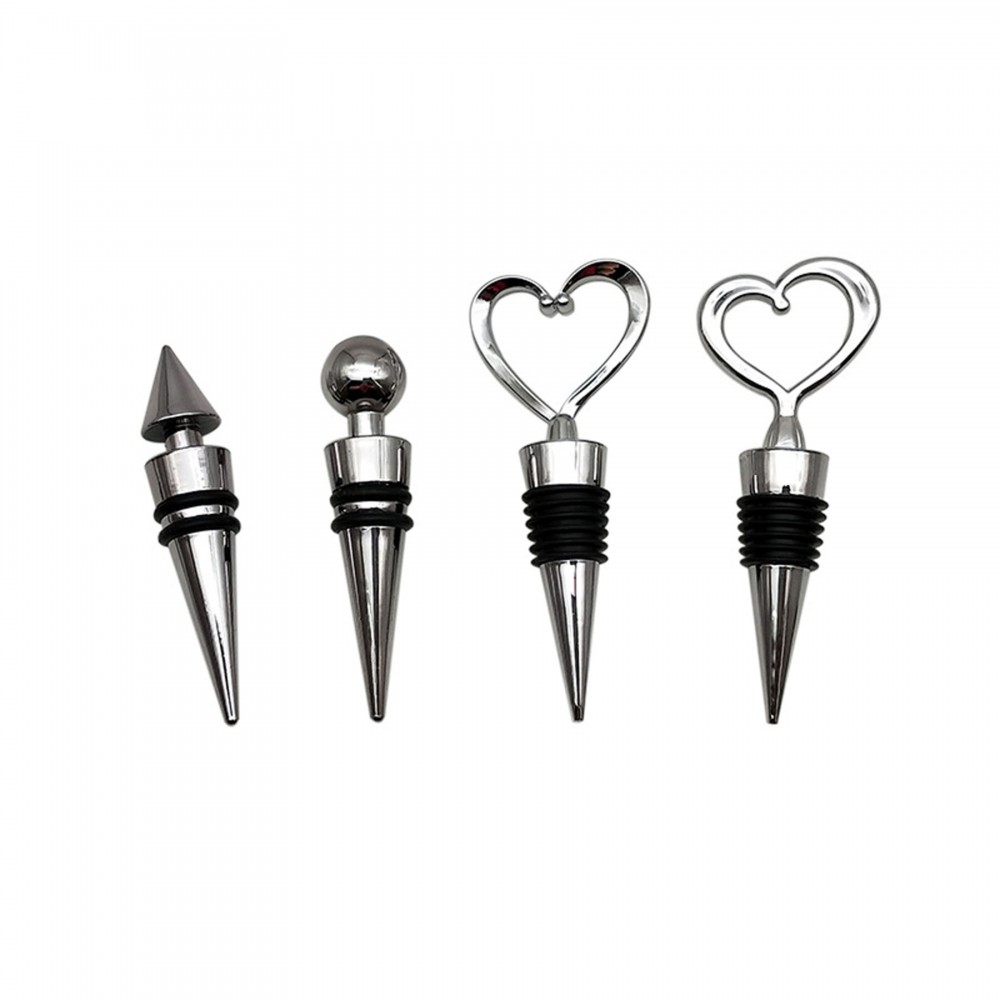 Stainless Steel Wine and Beverage Bottle Stoppers Ball with Logo