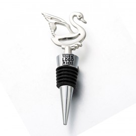 Custom Swans Wine Stopper For Weddings Party Favor with Logo