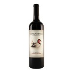 Logo Branded Etched Duckhorn Canvasback Cabernet Red Wine w/Color Fill